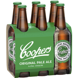 Photo of Coopers Pale Ale Bottle 375ml 6pk