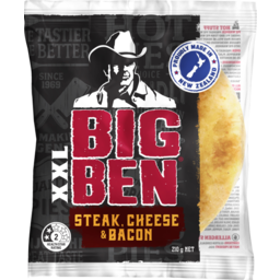 Photo of Big Ben Pie XXL Steak, Bacon & Cheese