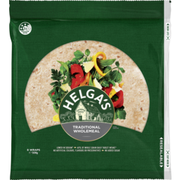 Photo of Helga's Wraps Traditional Wholemeal 8 Pack 508g 508g