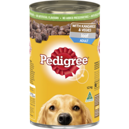 Photo of Pedigree Wet Dog Food With Kangaroo & Vegies Loaf 1.2kg Can