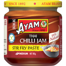 Photo of Ayam Thai Chilli Jam Medium Paste 185g