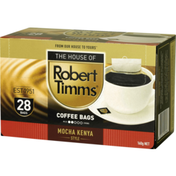 Photo of Robert Timms Mocha Kenya Style Coffee Bags 28 Pack