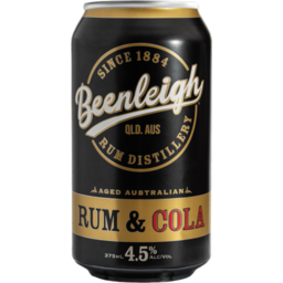 Photo of Beenleigh Rum & Cola 4.5% Can 24pk