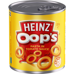 Photo of Heinz® Oop's® Pasta In Tomato Sauce 220g