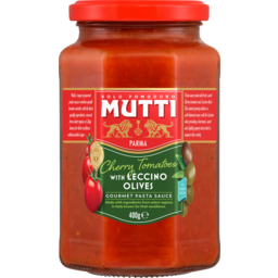 Photo of Mutti Cherry Tomatoes With Leccino Olives Gourmet Pasta Sauce 400g