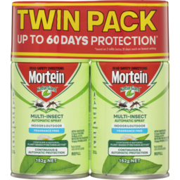 Photo of Mortein Naturgard Multi-Insect Automatic Refill Twin Pack Fragrance Free (2x152g)