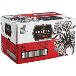 Photo of Kraken Spiced Rum & Cola Carton