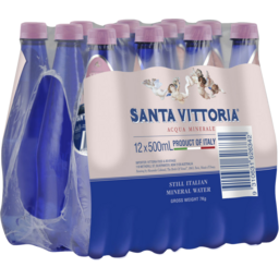 Photo of Santa Vittoria Italian Mineral Water Azzurra Still Pet 12.0x500ml