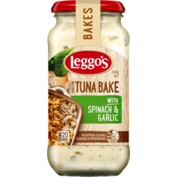 Photo of Leggo's Tuna Bake With Spinach & Garlic 500g