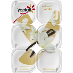 Photo of Yoplait With Real Vanilla Yoghurt Multipack Yoghurt