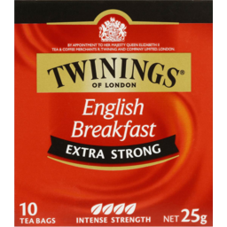 Photo of Twinings English Breakfast Extra Strong Tea Bags 10 Pack