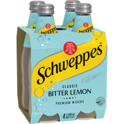 Photo of Schweppes Bitter Lemon Bottles 4x300ml