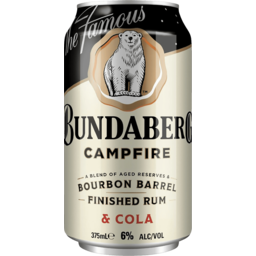 Photo of Bundaberg Campfire Bourbon Barrel Finished Rum Can