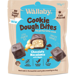 Photo of Wallaby Cookie Dough Bites Macadamia