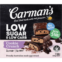 Photo of Carmans Low Sugar Low Carb Cookie Crunch Protein Bar