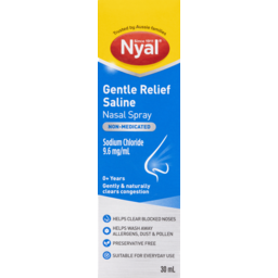 Photo of Nyal Gentle Relief Saline Nasal Spray 30ml