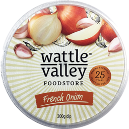 Photo of Wattle Valley French Onion Dip 200gm