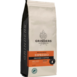 Photo of Grinders Cofee Rich & Bold Espresso Ground 1kg