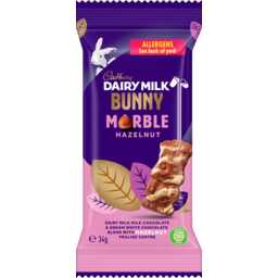 Photo of Cadbury Dairy Milk Cudburry Dairy Milk Bunny Marble Hazelnut 34g 34g