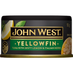 Photo of John West Yellow Fin Tuna Tempters Lemon And Italian Herb 90g