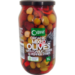 Photo of Absolute Organic Mixed Olives 980g