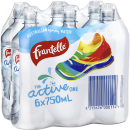 Photo of Frantelle Natural 6 Pack Front 6.0x750ml
