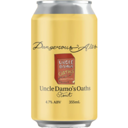 Photo of Dangerous Ales Uncle Damos Oaths Stout Can 355ml