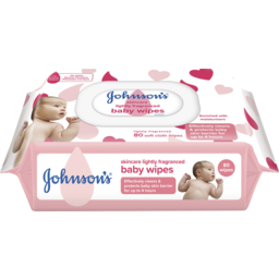 Photo of Johnsons Baby Skincare Wipes 80 Cloth Wipes