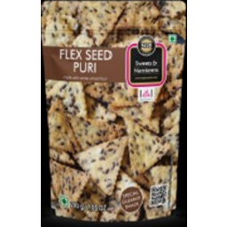 Photo of Sukhadia Garbaddas Bapuji Snack - Flex Seed Puri 200g Best Before - 31/05/2024