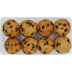 Photo of Mini Chocolate Chip Muffins 8 Pack