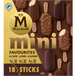 Photo of Streets Magnum Mini Favourites Ice Cream Sticks 18 Pack