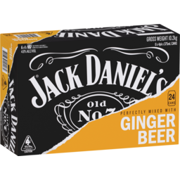 Photo of Jack Daniel's Tennessee Whiskey & Ginger Beer Cans