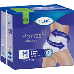 Photo of Tena Pants Plus Night Medium (M) 12 Pack