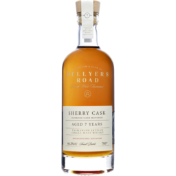 Photo of Hellyers Road 7YO Sherry Cask Single Malt Scotch Whisky
