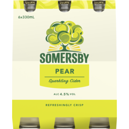 Photo of Somersby Pear Cider Bottle 330ml 6 Pack