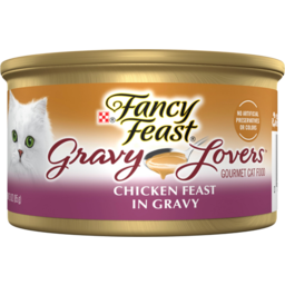 Photo of Purina Fancy Feast Gravy Lovers Chicken Feast In Grilled Chicken Flavour Gravy Cat Food 85g