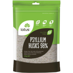 Photo of Lotus Psyllium Husks 98% Gluten Free 200g