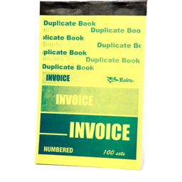 Photo of Duplicate Book: Note Size - Invoice