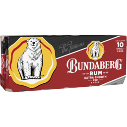 Photo of Bundaberg Extra Smooth Red Rum & Cola 375ml