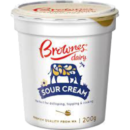 Photo of Brownes Sour Cream Full Fat 200gm
