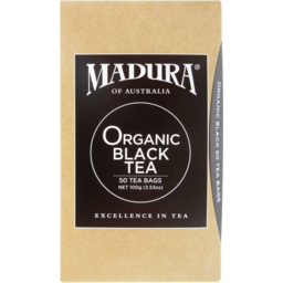 Photo of Madura Organic Black Tea Bags 50 Pack 100g
