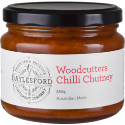 Photo of Daylesford Condiment Company Woodcutters Chilli Chutney 330g