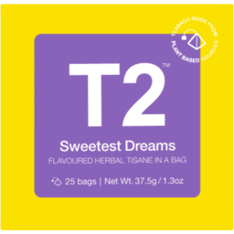 Photo of T2 Sweetest Dreams Teabag 25 Pack 8.5cm