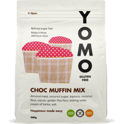 Photo of Yomo Gluten Free Choc Muffin Mix 360g