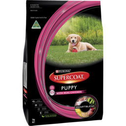 Photo of Supercoat Puppy Chicken Dry Dog Food 3kg