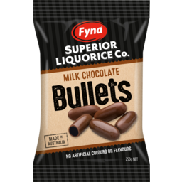 Photo of Fyna Liquorice Bullets Dipped In Milk Chocolate