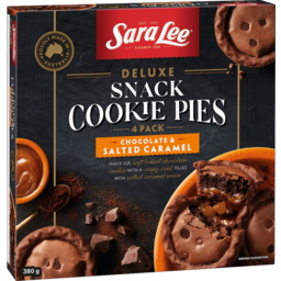 Photo of Sara Lee Deluxe Snack Frozen Dessert Cookie Pies Chocolate & Salted Caramel 4 Pack