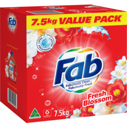 Photo of Fab Laundry Powder Fresh Blossoms 7.5kg