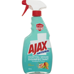 Photo of Ajax Hospital Grade Antibacterial Disinfectant Multipurpose Cleaning Spray, , Juicy Grapefruit Surface Spray 500ml