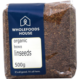 Photo of Wholefoods House Linseeds Brown Organic 500g